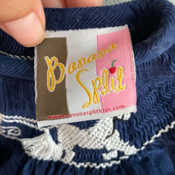 Navy Blue Kids dress - Picture 2 of 3